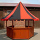 klipklap Hexagonal-Market stall from wood Catering-Stand