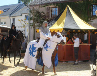 Sechseckpavillon mittelalterlich