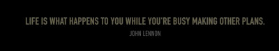 Standblende John Lennon about Life