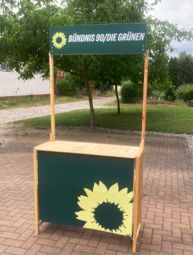Infostand i1.0 Die Grünen klipklap Indoor-Infostand B90 Die Grünen