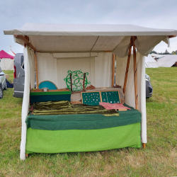 Marktstand aus Holz 2m Schmuck