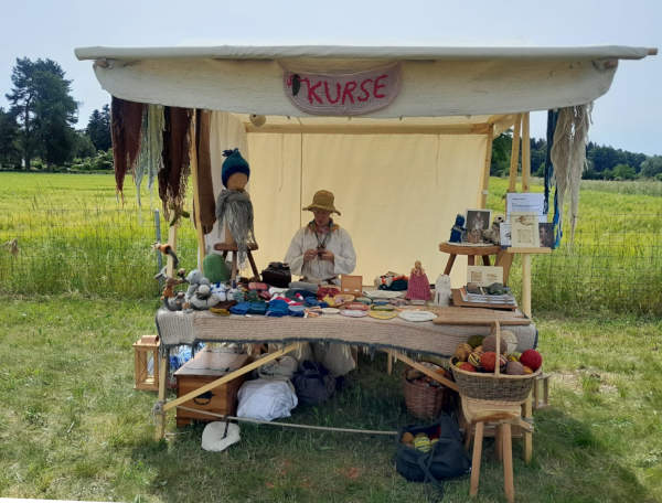 klipklap Marktstand Handarbeiten