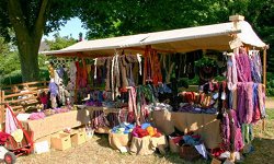 Marktstand aus Holz 4m