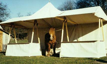 Marktstand 6m mit Zipfel