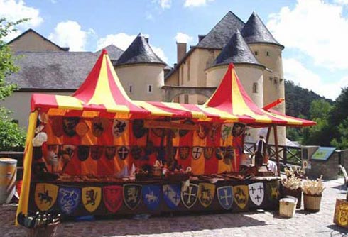 Marktstand 5m Zipfel Mittelater Markt