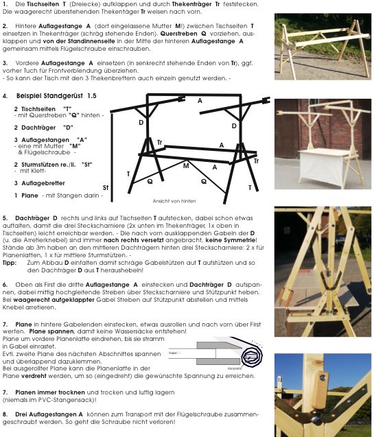 Aufbauanleitung Infostand i1.5 - ltere Version